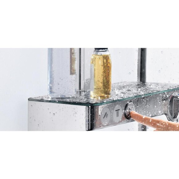 Душевая система hansgrohe Raindance Select E 300 3jet Showerpipe с термостатом, хром 27127000 Душевая система hansgrohe Raindance Select E 300 3jet Showerpipe с термостатом, хром 27127000