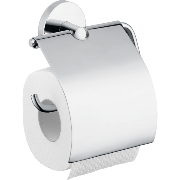 Держатель туалетной бумаги hansgrohe Logis с крышкой 40523000