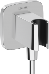 Подключение душевого шланга с держателем hansgrohe FixFit Q 26887000 Подключение душевого шланга с держателем hansgrohe FixFit Q 26887000