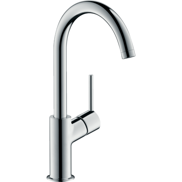 Смеситель для раковины hansgrohe Talis с поворотным изливом и сливным клапаном Push-Open, хром 32082000 Смеситель для раковины hansgrohe Talis с поворотным изливом и сливным клапаном Push-Open, хром 32082000