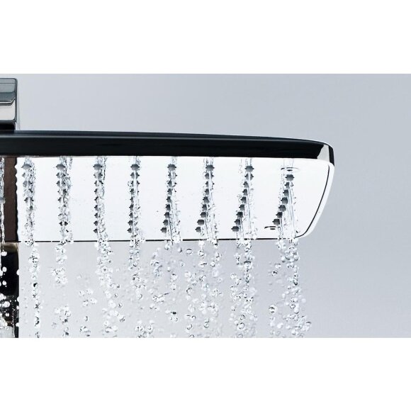 Душевая система hansgrohe Raindance Select E 360 Showerpipe с термостатом, белый/хром 27112400 Душевая система hansgrohe Raindance Select E 360 Showerpipe с термостатом, белый/хром 27112400