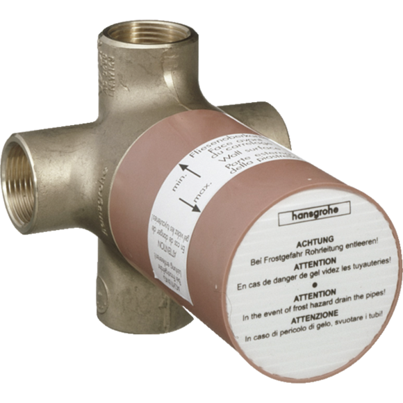 Скрытая часть запорного вентиля hansgrohe Quattro 15930180 Скрытая часть запорного вентиля hansgrohe Quattro 15930180