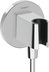 Подключение душевого шланга с держателем hansgrohe FixFit S 26888000 Подключение душевого шланга с держателем hansgrohe FixFit S 26888000