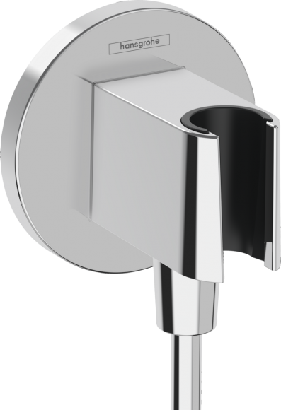 Подключение душевого шланга с держателем hansgrohe FixFit S 26888000 Подключение душевого шланга с держателем hansgrohe FixFit S 26888000