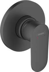 Смеситель для душа скрытого монтажа Hansgrohe Vernis Blend, чёрный матовый 71649670 Смеситель для душа скрытого монтажа Hansgrohe Vernis Blend, чёрный матовый 71649670
